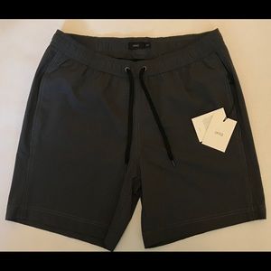 $145 NWT! Men's Onia Swimtrunks Stretch Seersucker